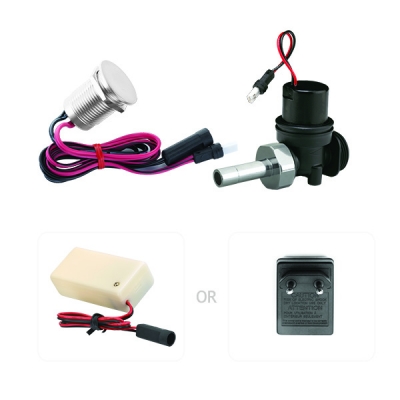 PPS Kit For Faucets Electronically operated self closing piezo kit