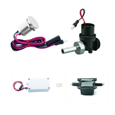 PPS Kit For Showers Electronically operated self closing piezo kit