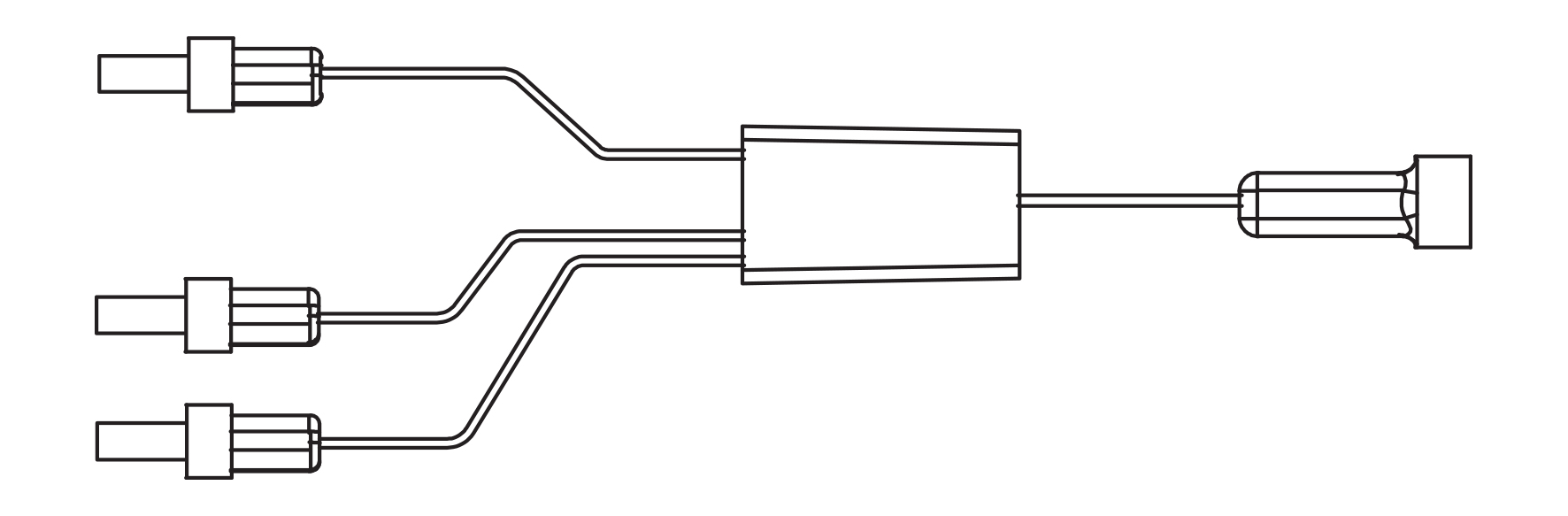 Power splitTer 3 ways M m3