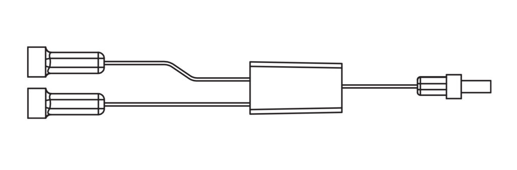 Power splitter soap 2 ways F M2