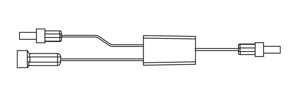 Power splitter soap water 2 ways F M F